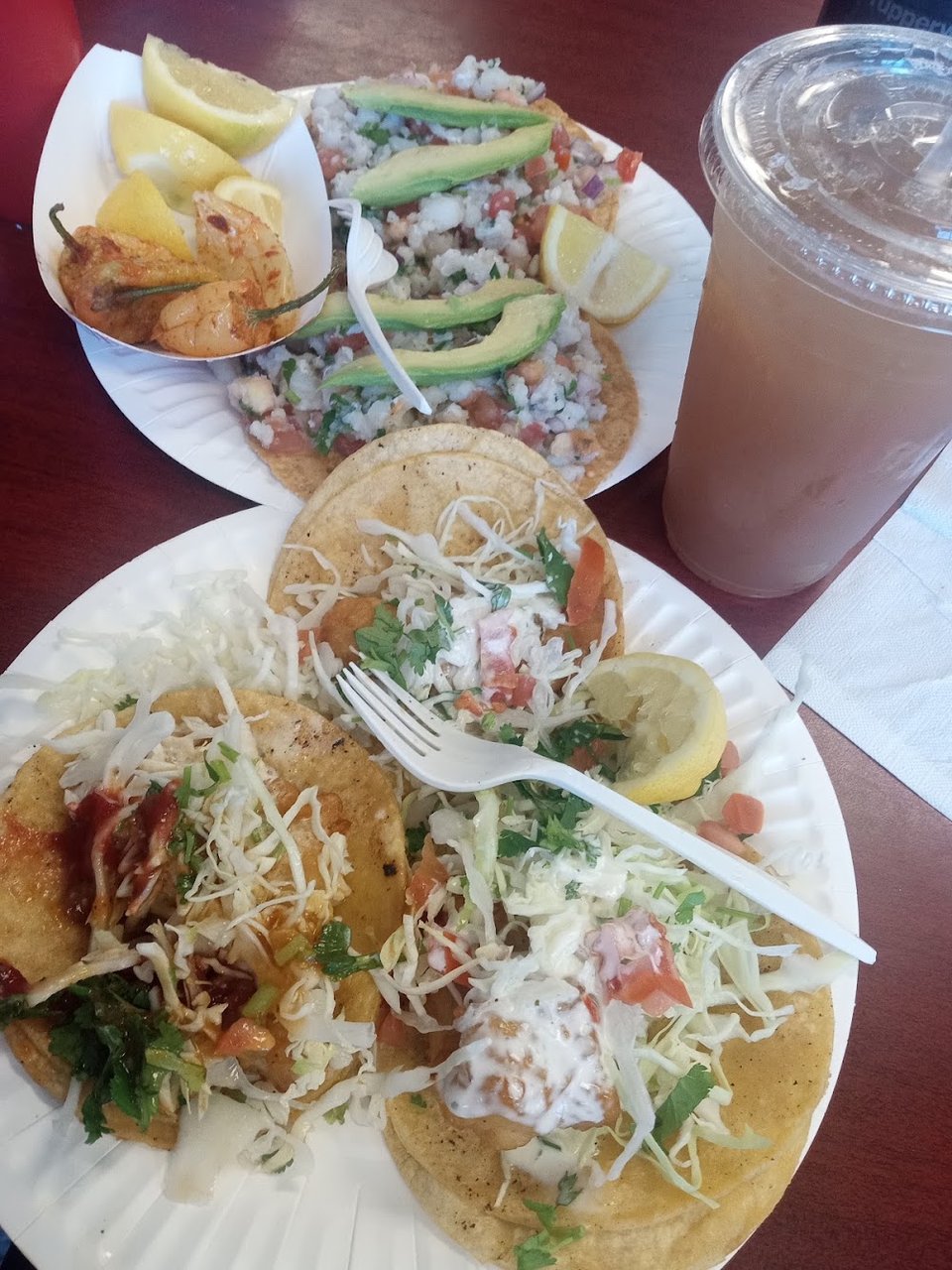 Tostadas de Ceviche de Pescado